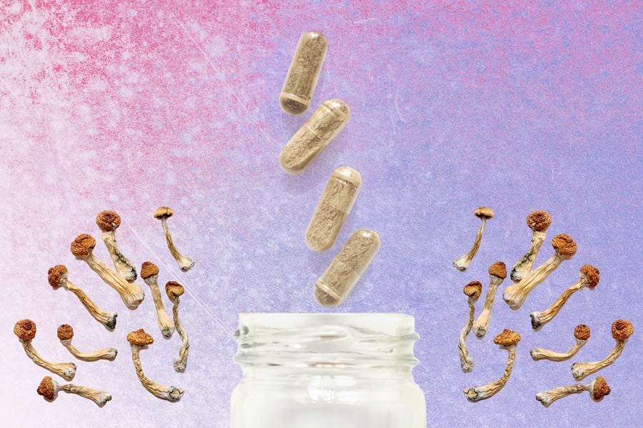 Capsules for microdosing shrooms