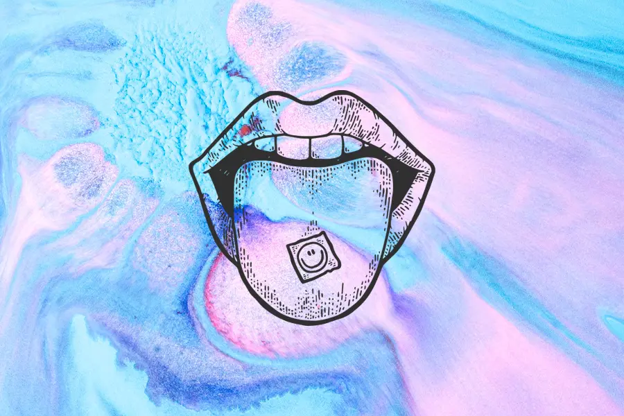 tongue with acid tab