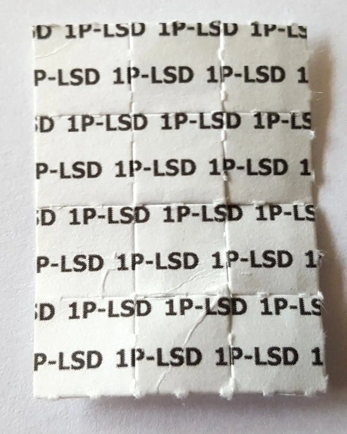 1P-LSD Blotter paper