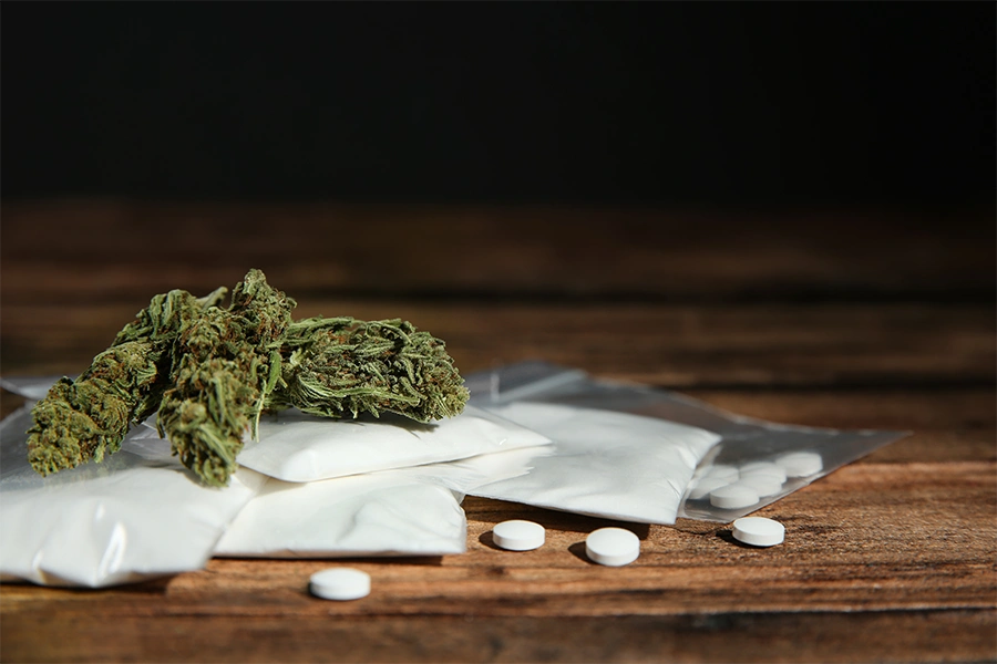cannabis cocaine and ecstasy
