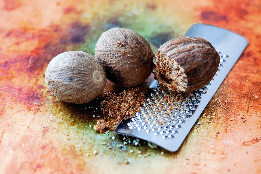 nutmeg and grater