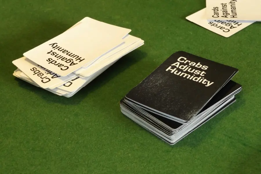 Photo Depicting Card Deck Face Down from Cards Against Humanity
