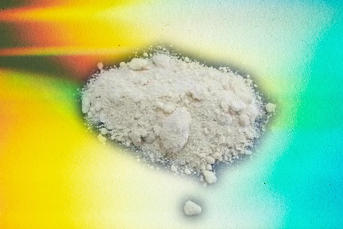 4-AcO-DMT with colorful background