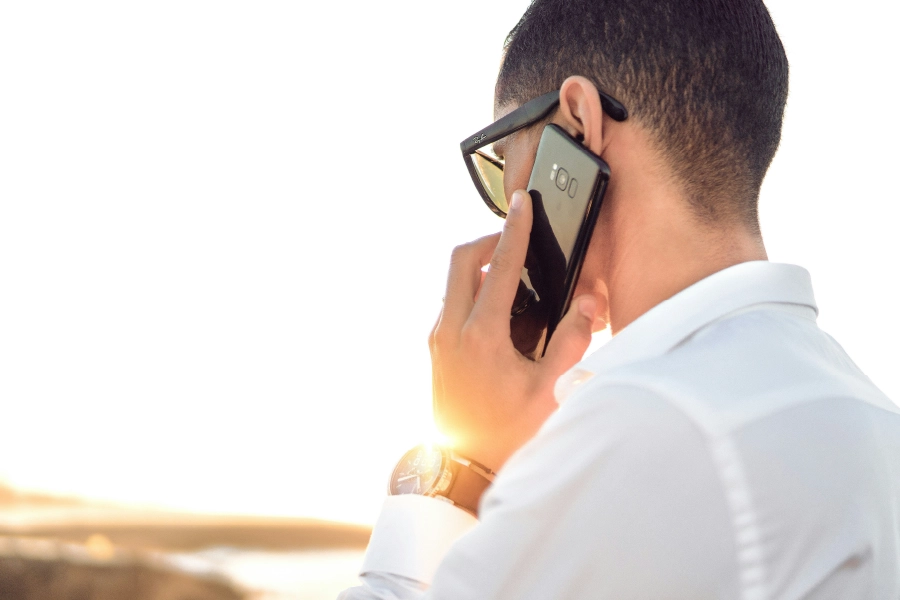 Man on Phone