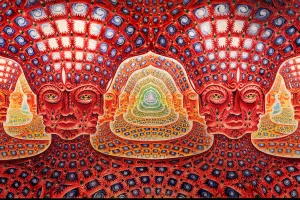Alex Grey Psychedelic Painting