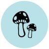 blue mushroom icon